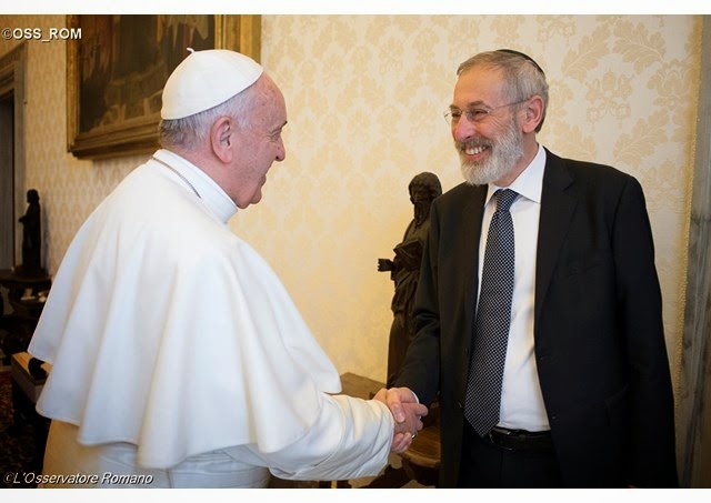 Pope meets with Chief Rabbi of Rome