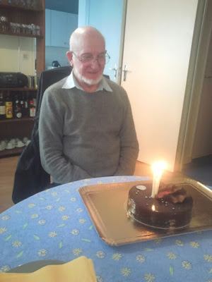 Father Désiré celebrates 84th birthday.