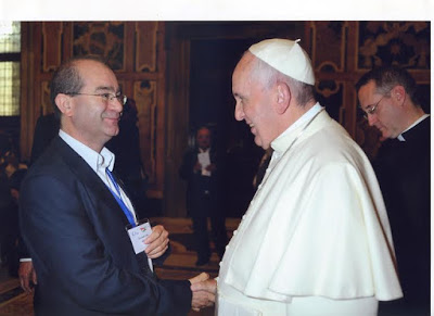 Superior General of Brothers of Sion meets Pope Francis.