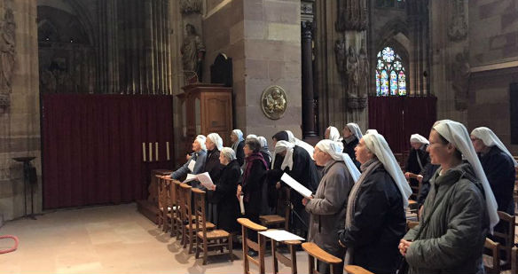 Contemplative Sisters gathered for General Chapter in Strasbourg.