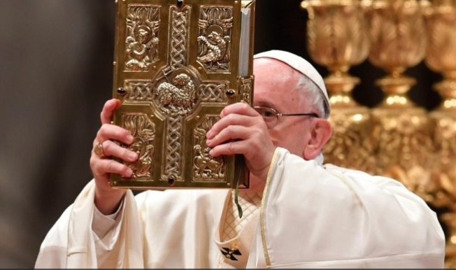 Pope Francis Exhorts Catholics Across the World to Study the Bible.